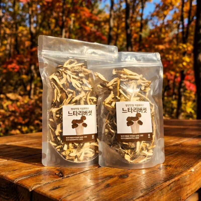 여우골 버섯농장,여우골버섯농장 말린느타리버섯 100g